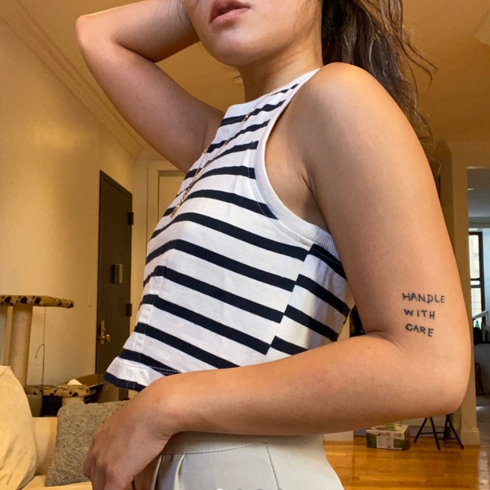 🥖 ALEXANDER WANG STRIPES CROP TOP 🥖